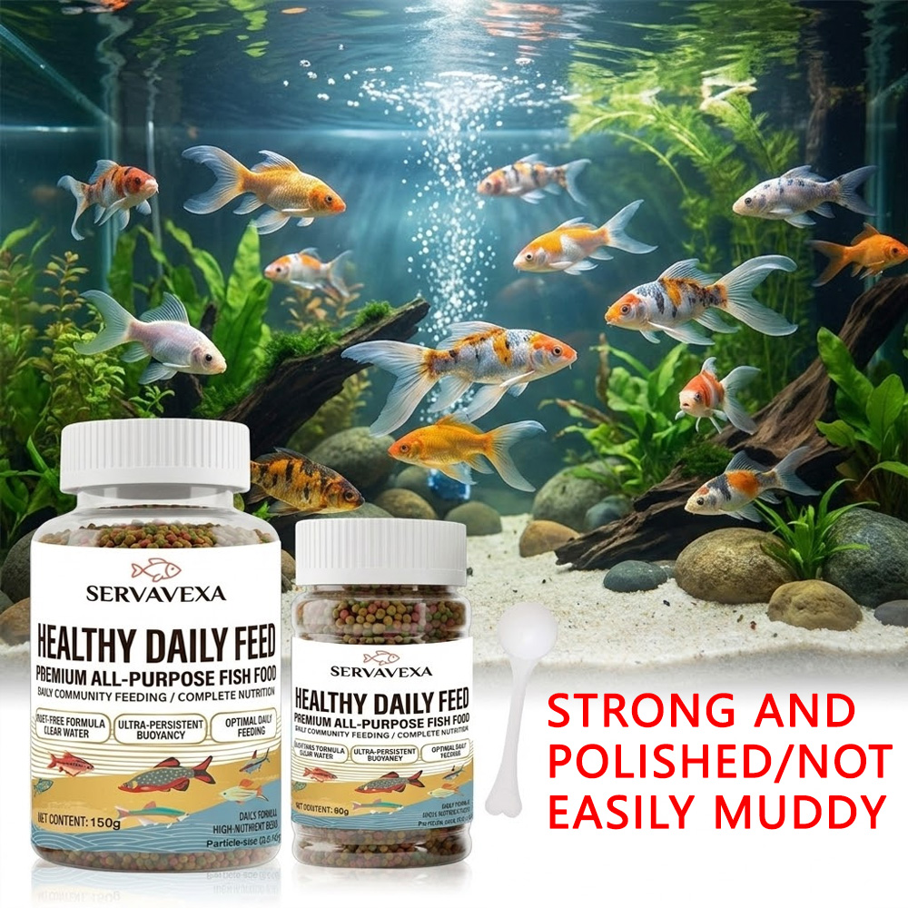 Tetra Fish In Aquarium - อาหารปลาพรีเมียม 150 กรัม เม็ดเล็ก 0.5-1.5 มม.
