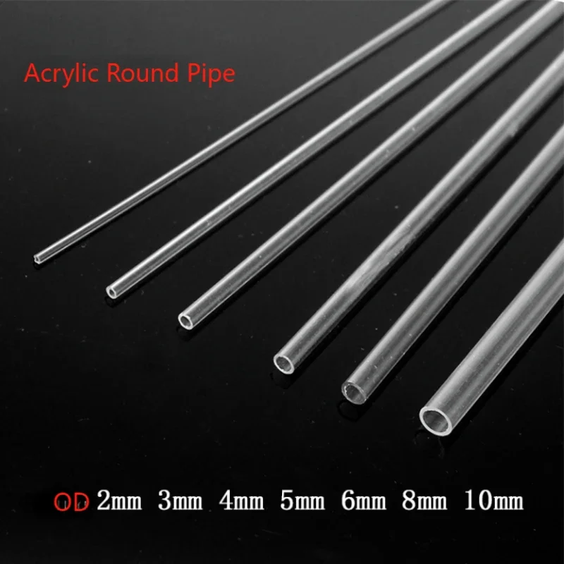 Aquarium Fish And Supplies - อะคริลิคใสรอบท่อสําหรับถังปลา,Aquarium Plexiglass Tube,สวนชลประทาน,ความยาว 200 มม./498 มม.,OD