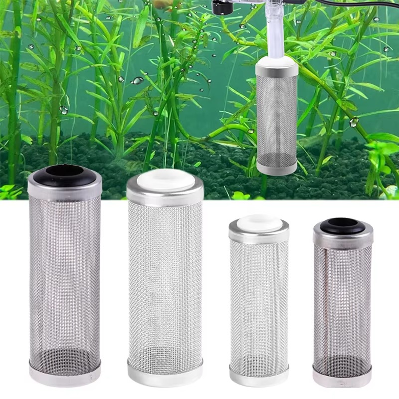Aquarium Fish Trap - 12/16 มม.Aquarium Inflow Inlet FILTER สแตนเลสตาข่ายสุทธิ