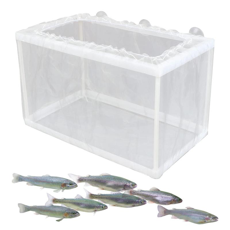 Aquarium Fish Trap - Fish Breeder กล่องดูด,Aquarium Hatcher,กล่องตาข่าย,เยาวชนแยกปลาสุทธิ,ถัง Incubator กล่อง,ทอด