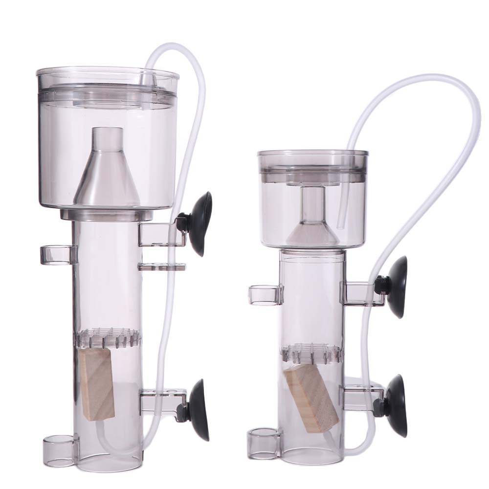 Protein Skimmer Reef - เครื่องกรองโปรตีนในตู้ปลาแบบถ้วยดูด ทำจากพลาสติก พร้อมหินอากาศไม้ ติดผนัง ระบบลม แยกโปรตีนด้วยลม