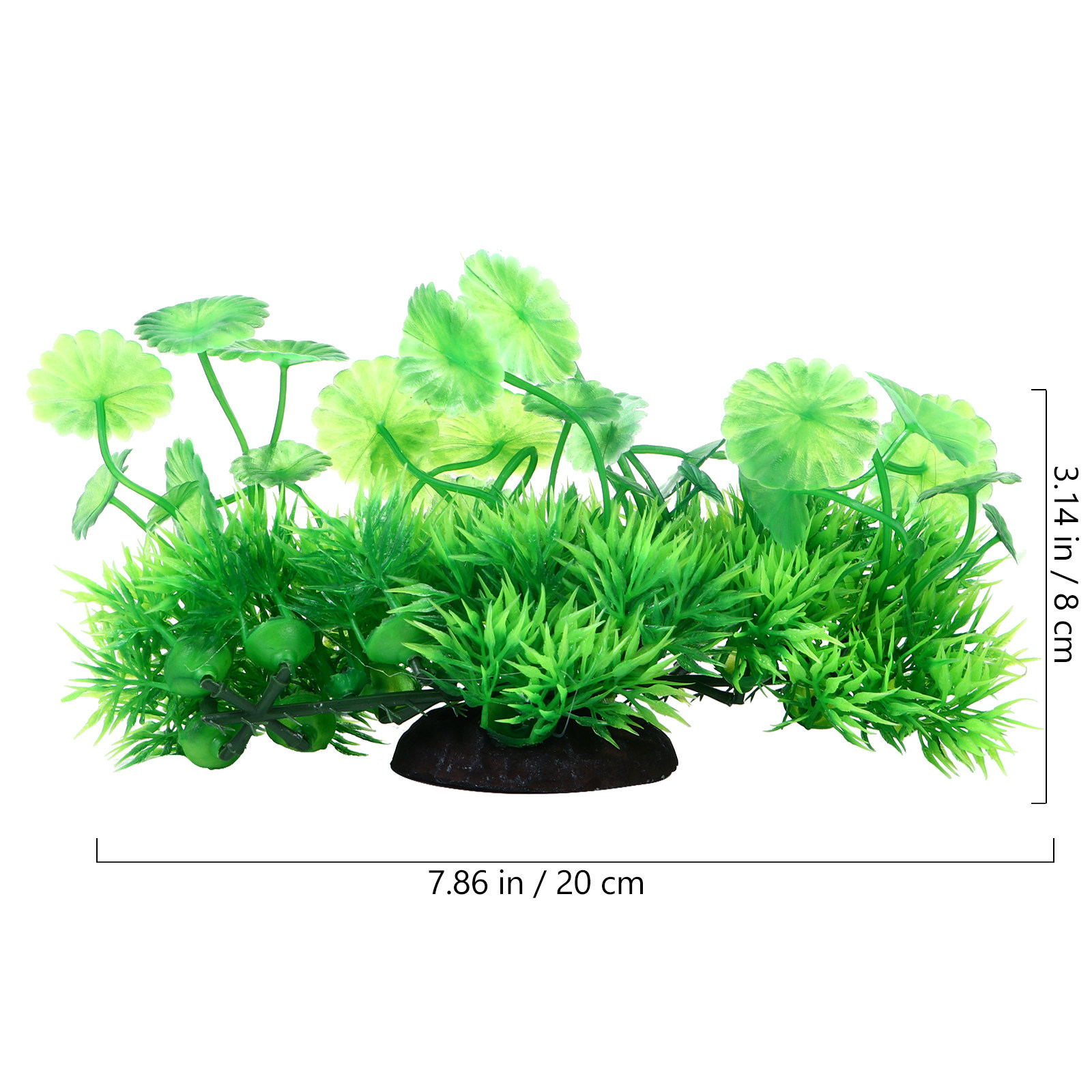 ต้นไม้ประดิษฐ์พลาสติกสีสันสดใส - Aquarium Fish Low Maintenance บทวิจารณ์และราคา