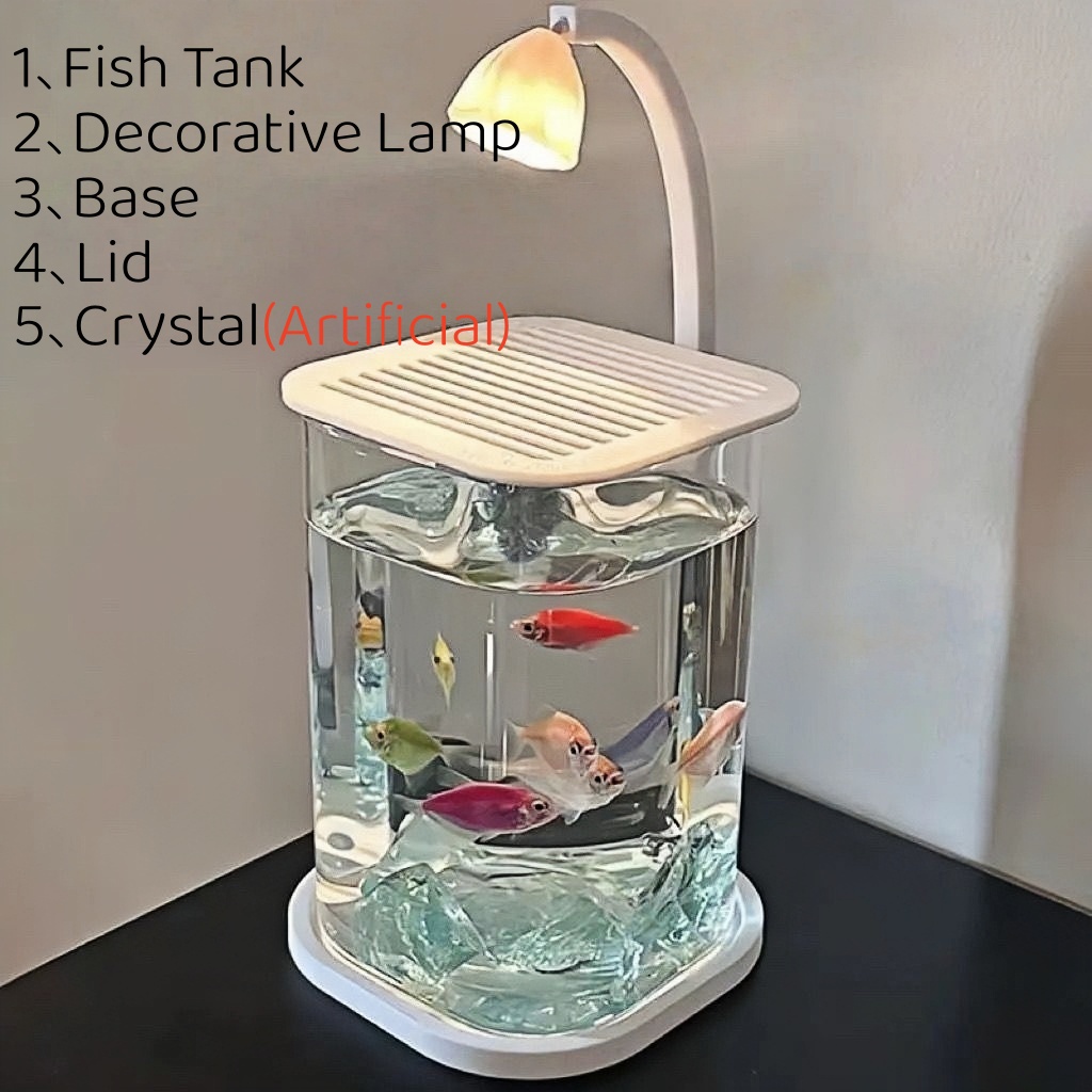 ตู้ปลาขนาดเล็กแบบไม่มีกรอบพร้อ - Aquarium Fish Low Maintenance บทวิจารณ์และราคา