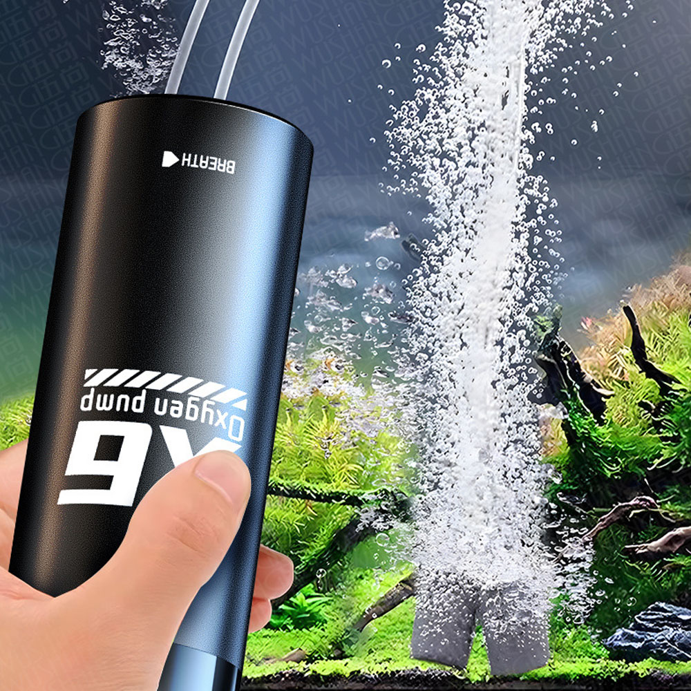 ปั๊มเติมออกซิเจนแบบพกพา ชาร์จไ - Wild Aquarium Fish บทวิจารณ์และราคา