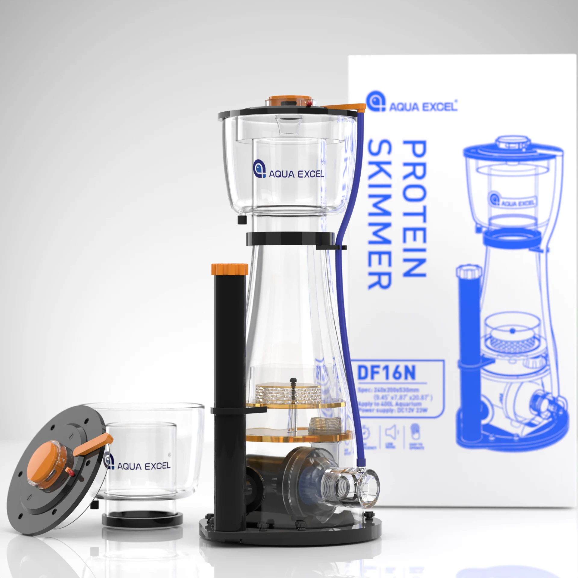 สินค้าขายดี AQUAEXCEL AE-DF16N - Protein Skimmer Reef บทวิจารณ์และราคา