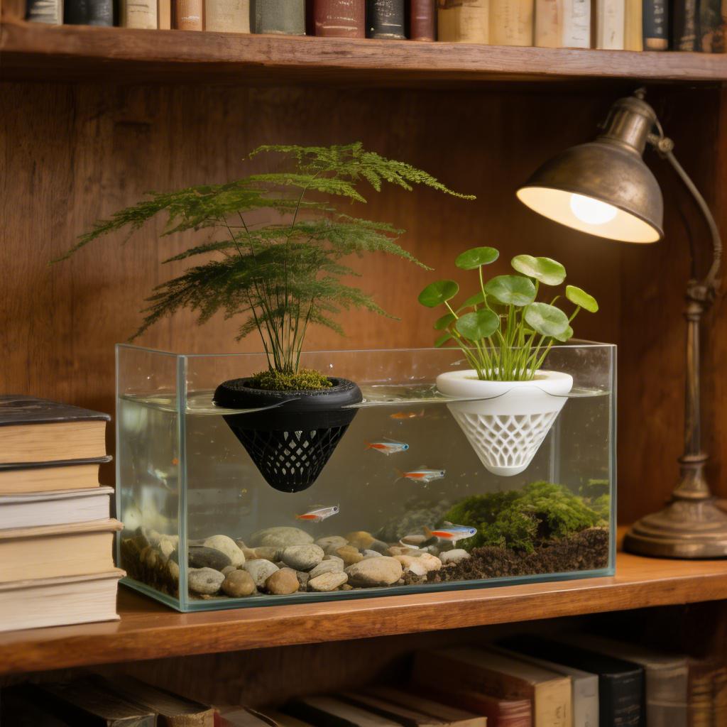ที่วางต้นไม้ในตู้ปลาแบบลอยน้ำ  - Aquarium Fish Escape บทวิจารณ์และราคา
