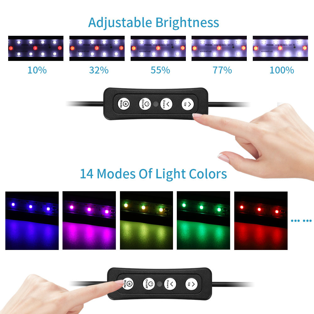 สีสัน LED Aquarium Light RGB พ - Aquarium Fish Colour บทวิจารณ์และราคา