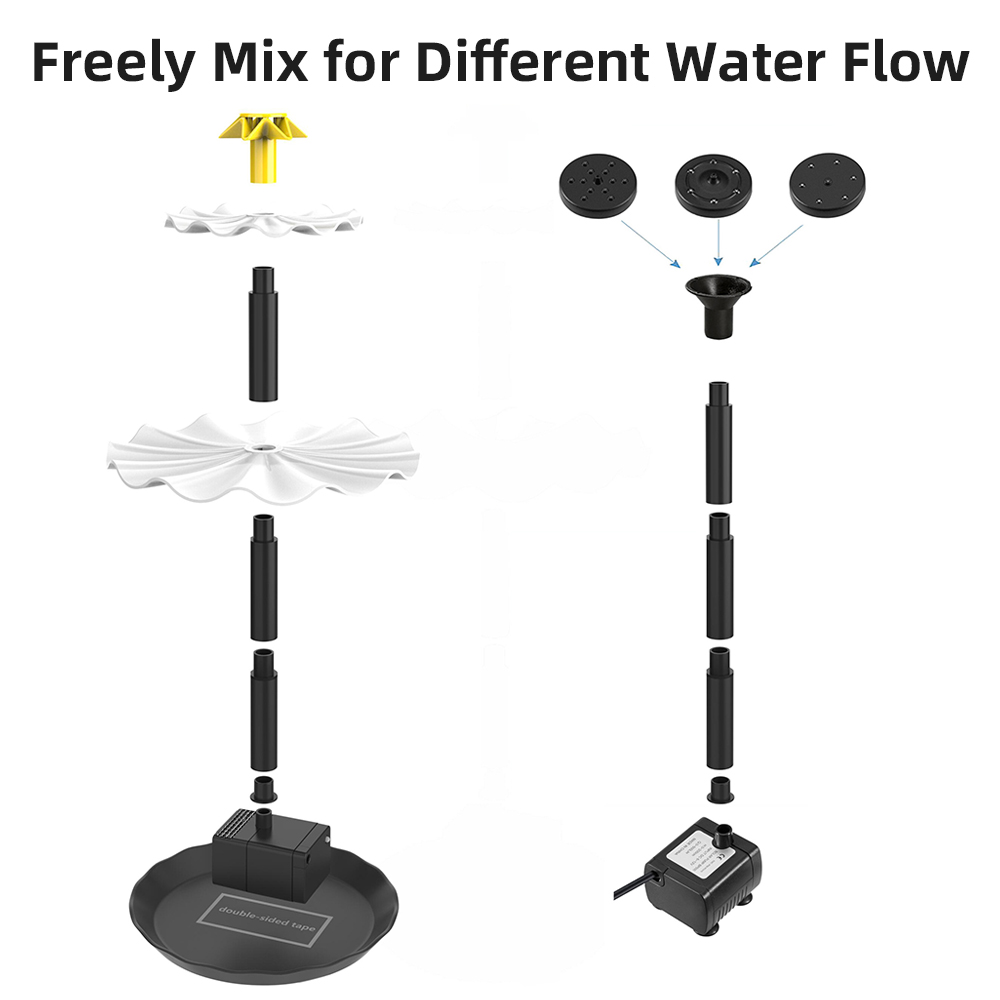 ปั๊มน้ำพุพลังงานแสงอาทิตย์สำหร - Aquarium Fish Bowl บทวิจารณ์และราคา