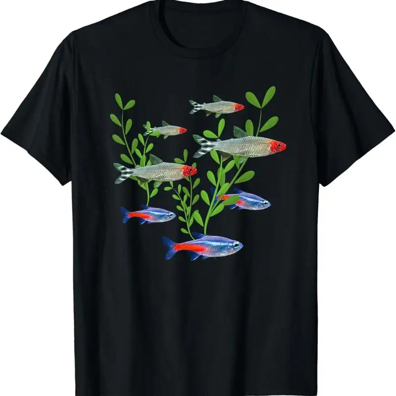เสื้อยืดลายปลาเทตรัส นีออน รัม - Tetra Fish In Aquarium บทวิจารณ์และราคา