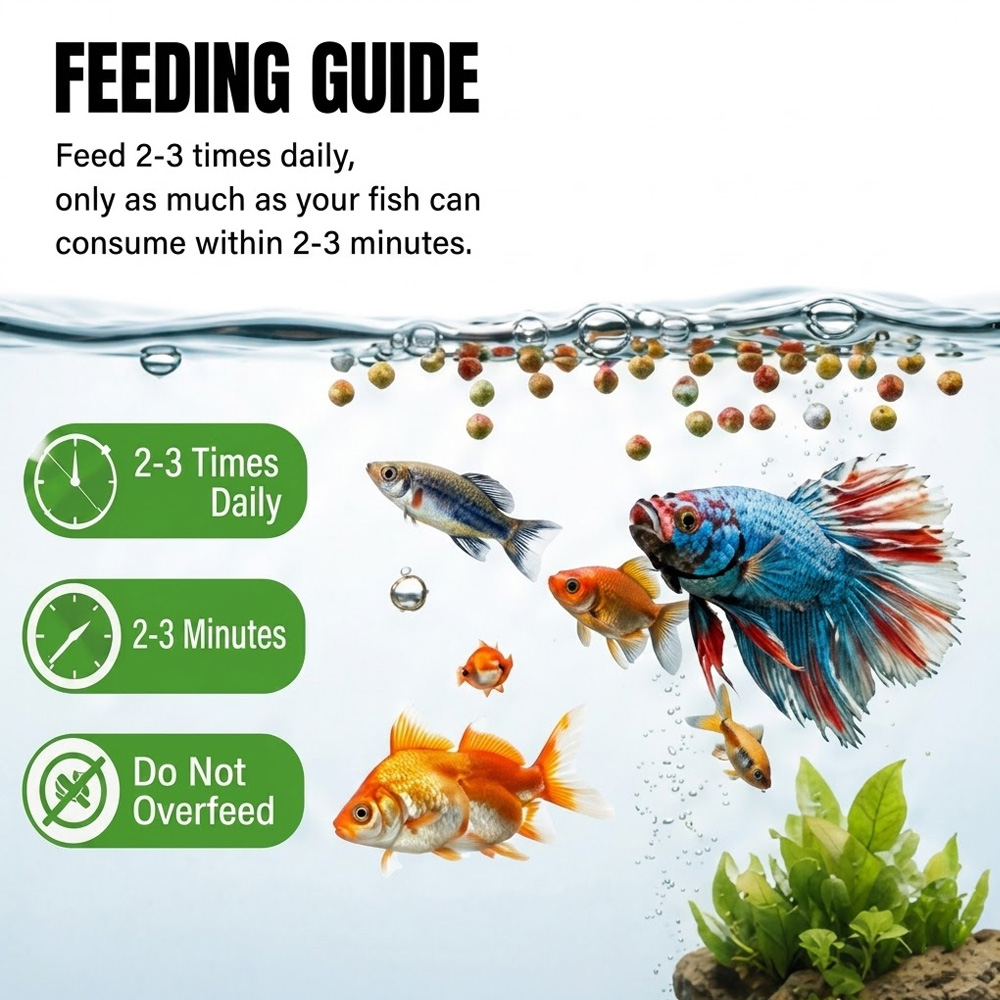 อาหารปลาขนาดเล็ก 60 กรัม/150 ก - Tetra Fish In Aquarium บทวิจารณ์และราคา