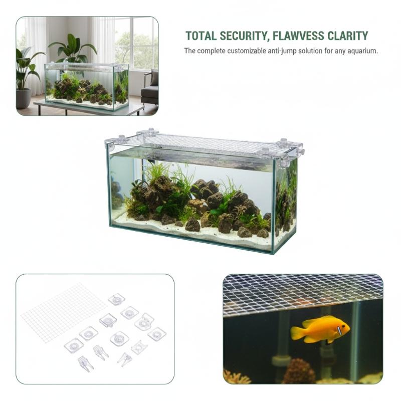 1 ชิ้น ตาข่ายกันปลาหนีสำหรับตู - Aquarium Fish Escape บทวิจารณ์และราคา