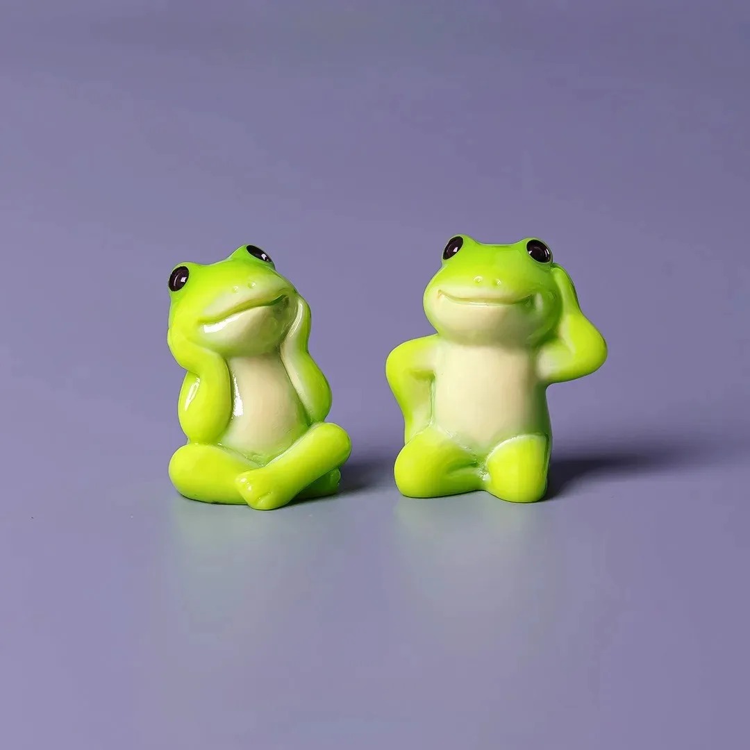 6 ชิ้นการ์ตูนมินิตลกตุ๊กตากบเค - Aquarium Mini Fish บทวิจารณ์และราคา