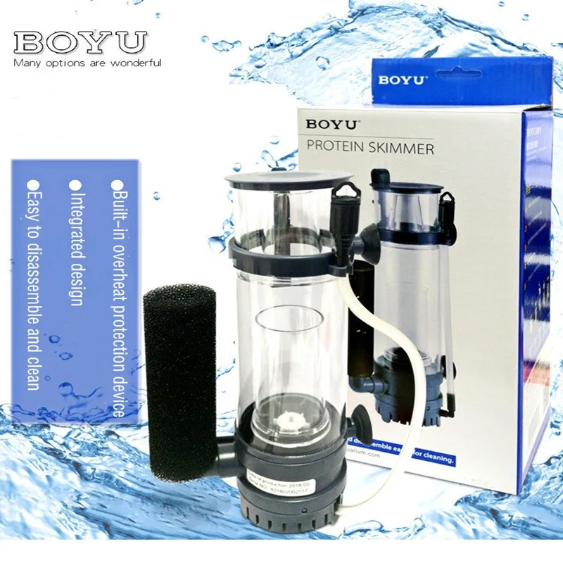 เครื่องกรองโปรตีน BOYU 6W/8W แ - Protein Skimmer Reef บทวิจารณ์และราคา