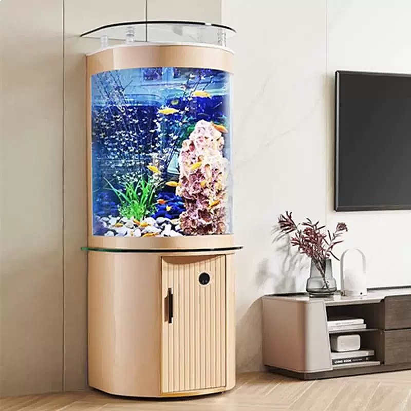 ตู้ปลาทรงครึ่งวงกลมพร้อมกรองด้ - Aquarium Fish Low Maintenance บทวิจารณ์และราคา