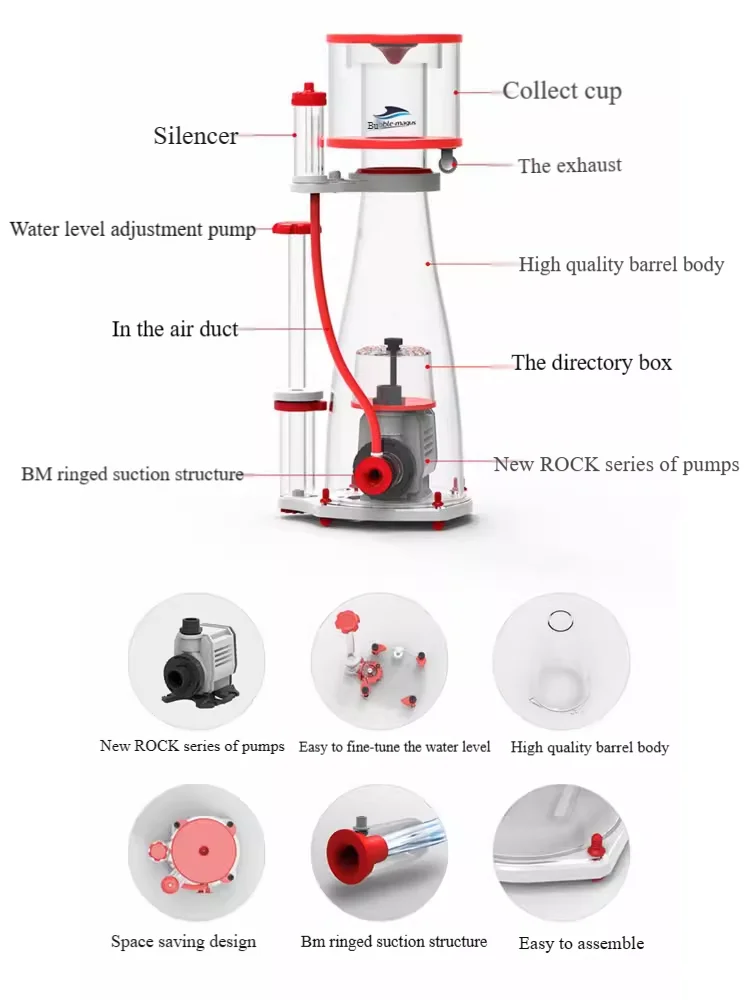 เครื่องกรองโปรตีนแบบฟองอากาศ B - Protein Skimmer Reef บทวิจารณ์และราคา