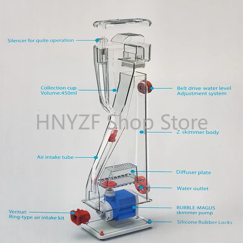 ปั๊มกรองโปรตีนในตู้ปลา Bubble  - Protein Skimmer Reef บทวิจารณ์และราคา
