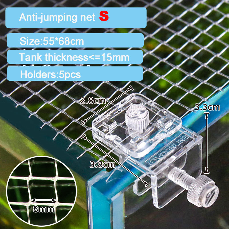 ตาข่ายกันกระโดดตู้ปลาตู้ปลาตู้ - Aquarium Fish Escape บทวิจารณ์และราคา