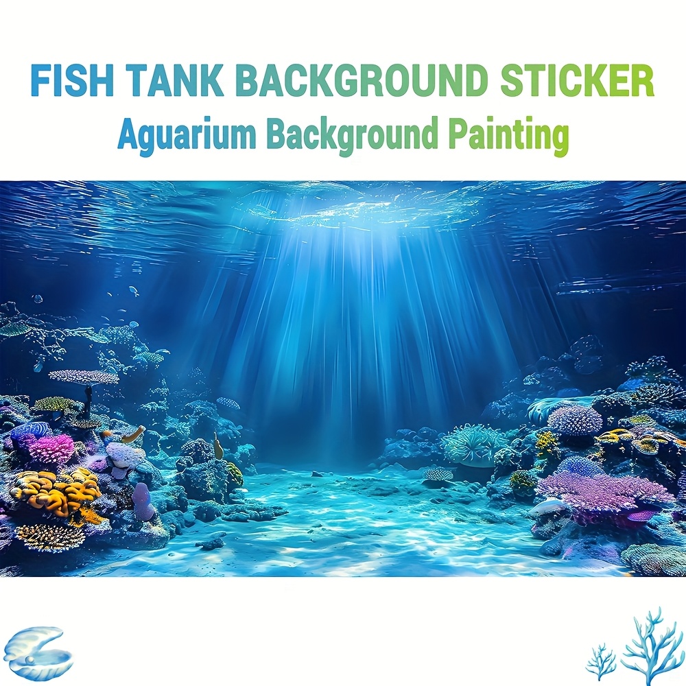 วอลเปเปอร์พื้นหลังตู้ปลา สติ๊ก - Aquarium Fish Background บทวิจารณ์และราคา